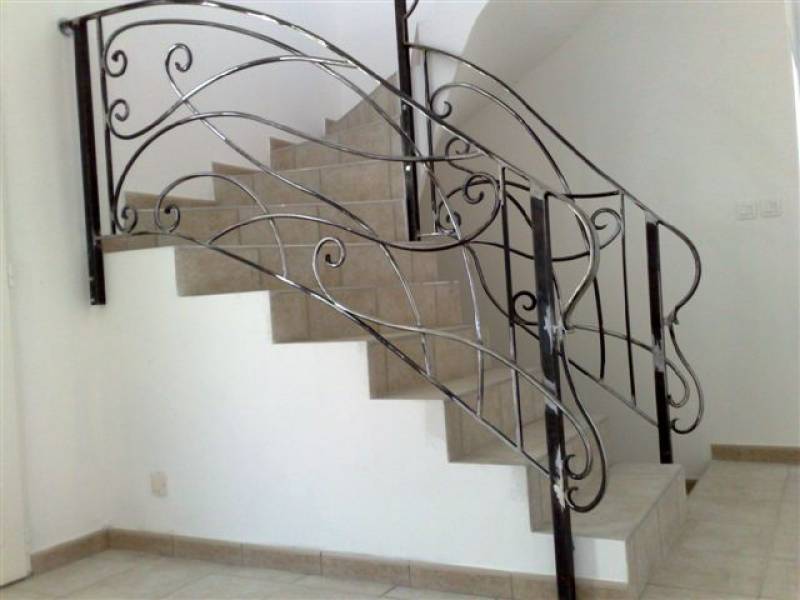 Garde corps vintage métal noir Brignais 