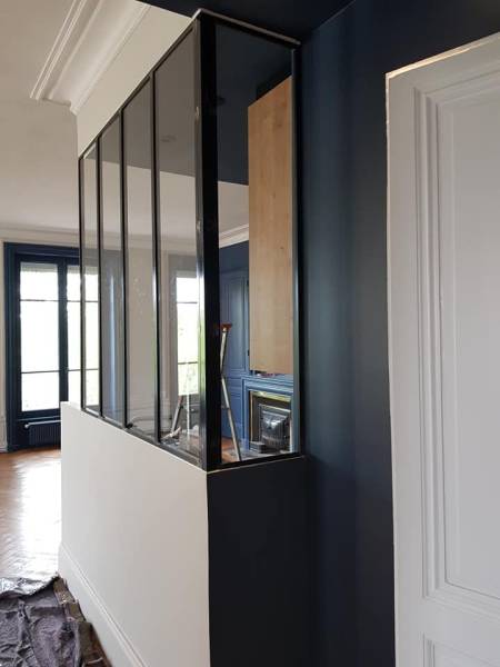 Devis pour verrière en angle pour cuisine et salle à manger par un professionnel à Irigny