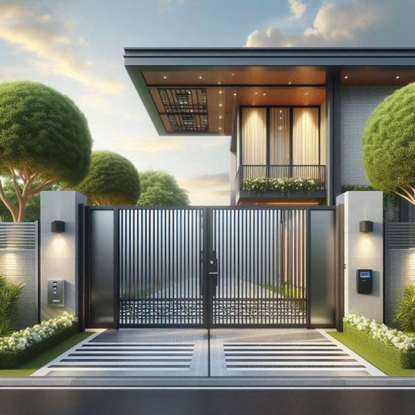 Tarif pour installation de portails battants automatisés avec options de sécurité pour maisons