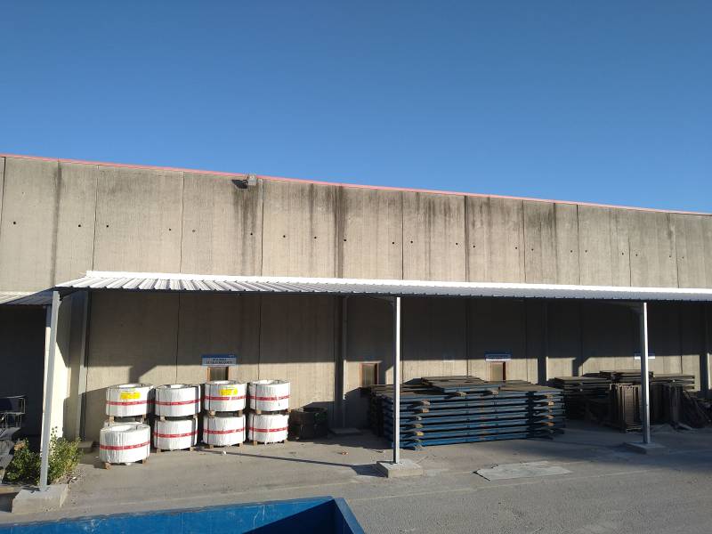 Avancée de toit à Grigny